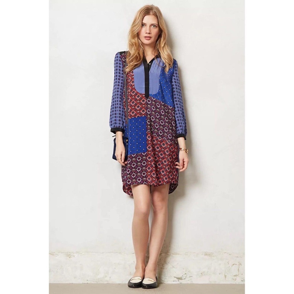 #nwot moulinette soeurs patchwork dress